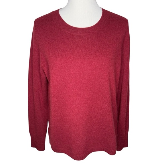 Catherines Suprema Collection Burgundy 3/4 Sleeve Scoop Neck Tee Shirt Size 3X - Picture 3 of 15